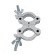 Showtec 50mm Swivel Coupler SWL: 300 kg - Silver