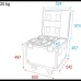Showtec Case for 4x Shark Wash Zoom Two/Spot Two/Beam Showtec Case for 4x Shark Wash Zoom Two/Spot Two/Beam