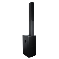 2x DAP Frigga Single Active Column PA System 2000w - Black Inc Covers