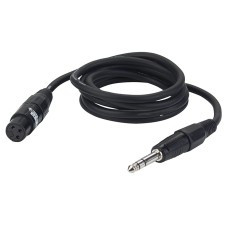 DAP FL03 - bal. XLR/F 3P to Jack stereo - 3m