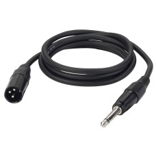 DAP FL13 - unbal. XLR 3P, male to Jack mono - 1.5m