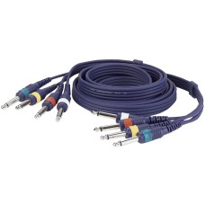 DAP FL20 - 4 mono Jack to 4 mono Jack - 1.5m