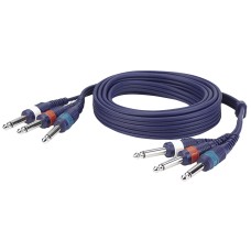 DAP FL21 - 3 mono Jack to 3 mono Jack - 1.5m