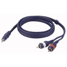 DAP FL30 - stereo mini-jack to 2 RCA male L/R - 1.5m