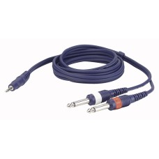 DAP FL31 - stereo mini-jack to 2 mono Jack L/R - 3m